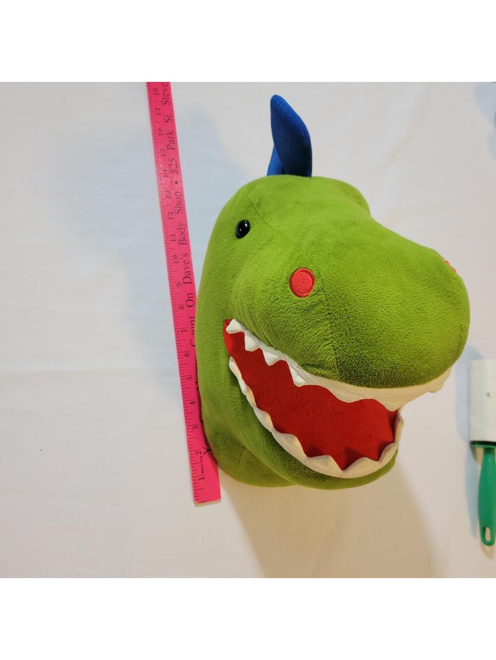 GUND Chomper Wall Decor Plush Dinosaur Head As-Is